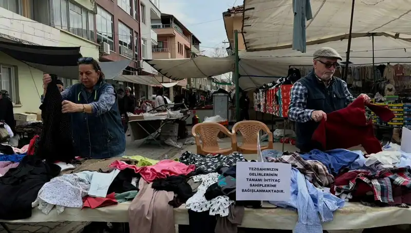 İyilik Tezgahı: Pazarda Ücretsiz İhtiyaç Paylaşımıyla Dayanışma Rüzgarı